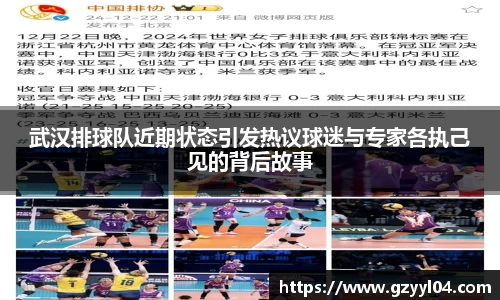 武汉排球队近期状态引发热议球迷与专家各执己见的背后故事